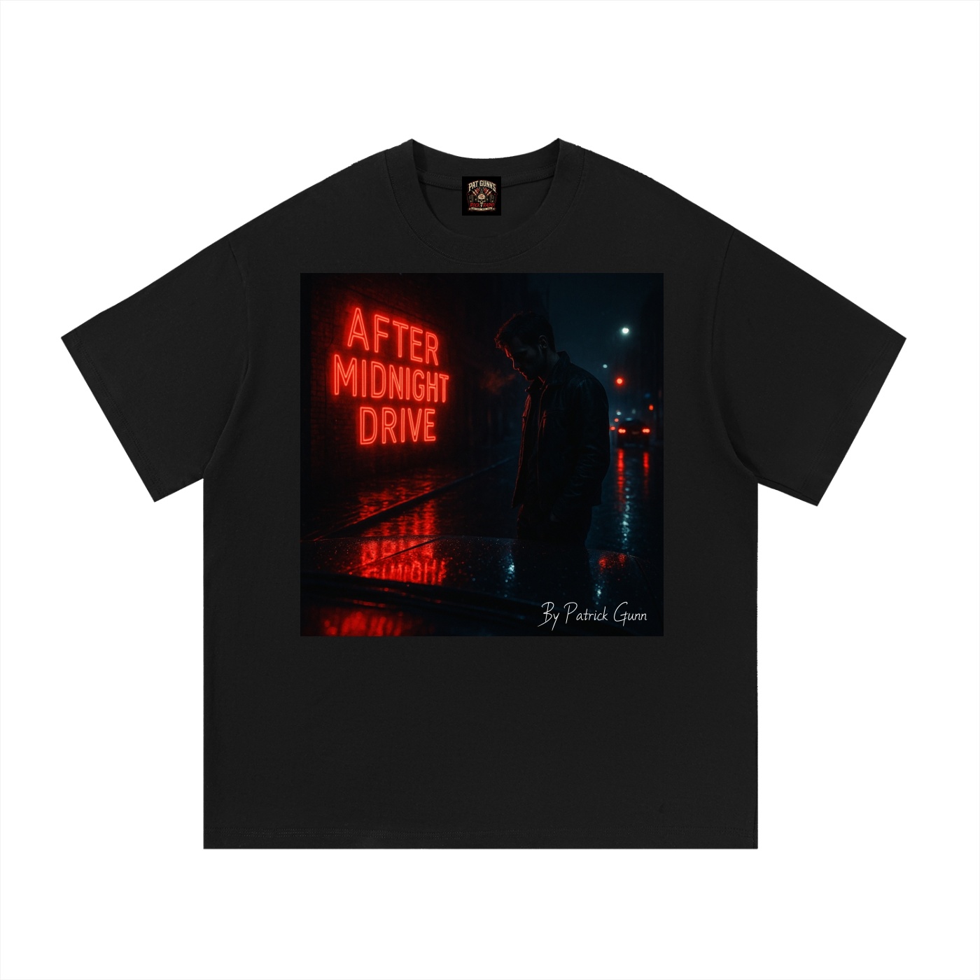 After Midnight Drive Album Front & Back-Patch Essential Cotton T-Shirt