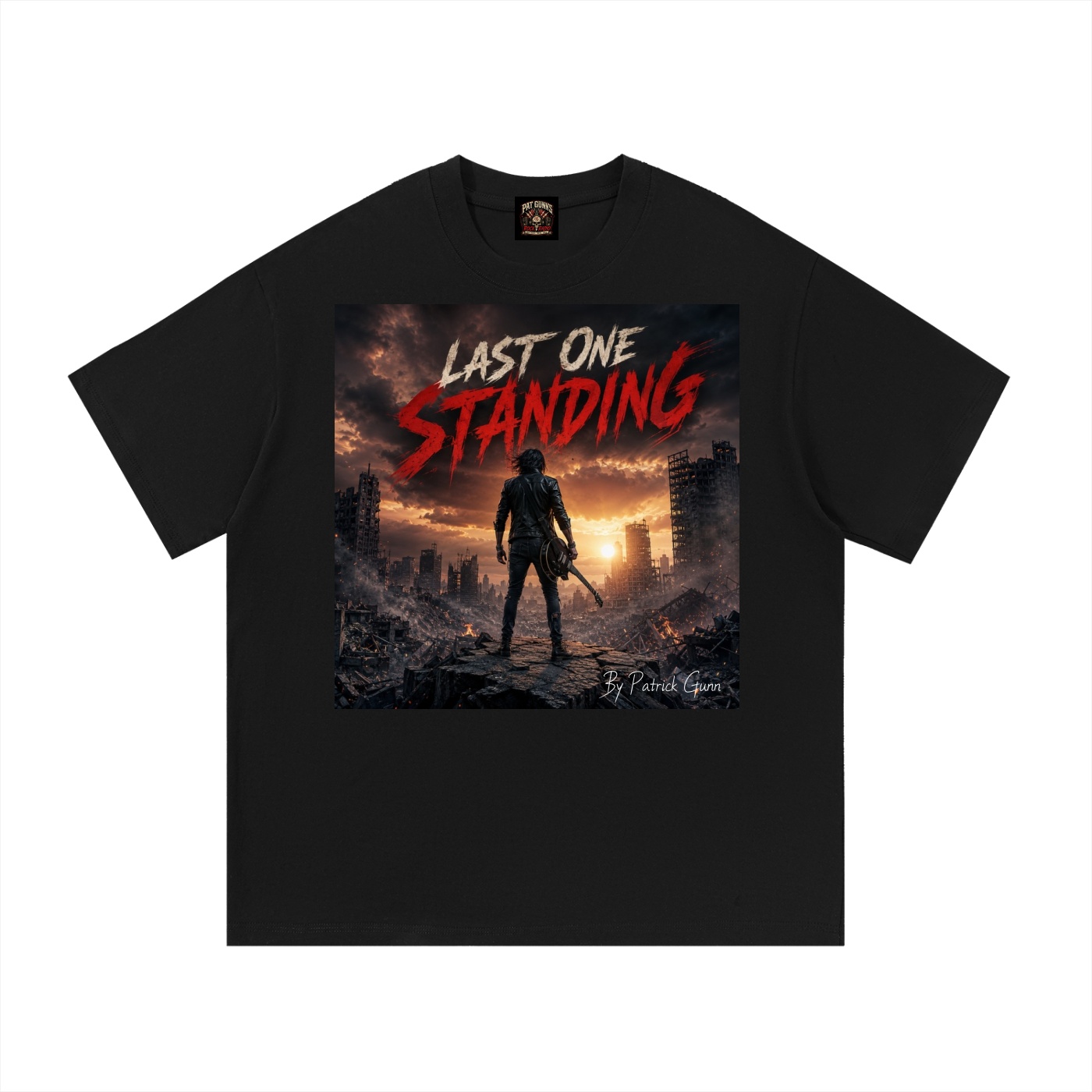 Last One Standing Album Front & Back-Patch Essential Cotton T-Shirt