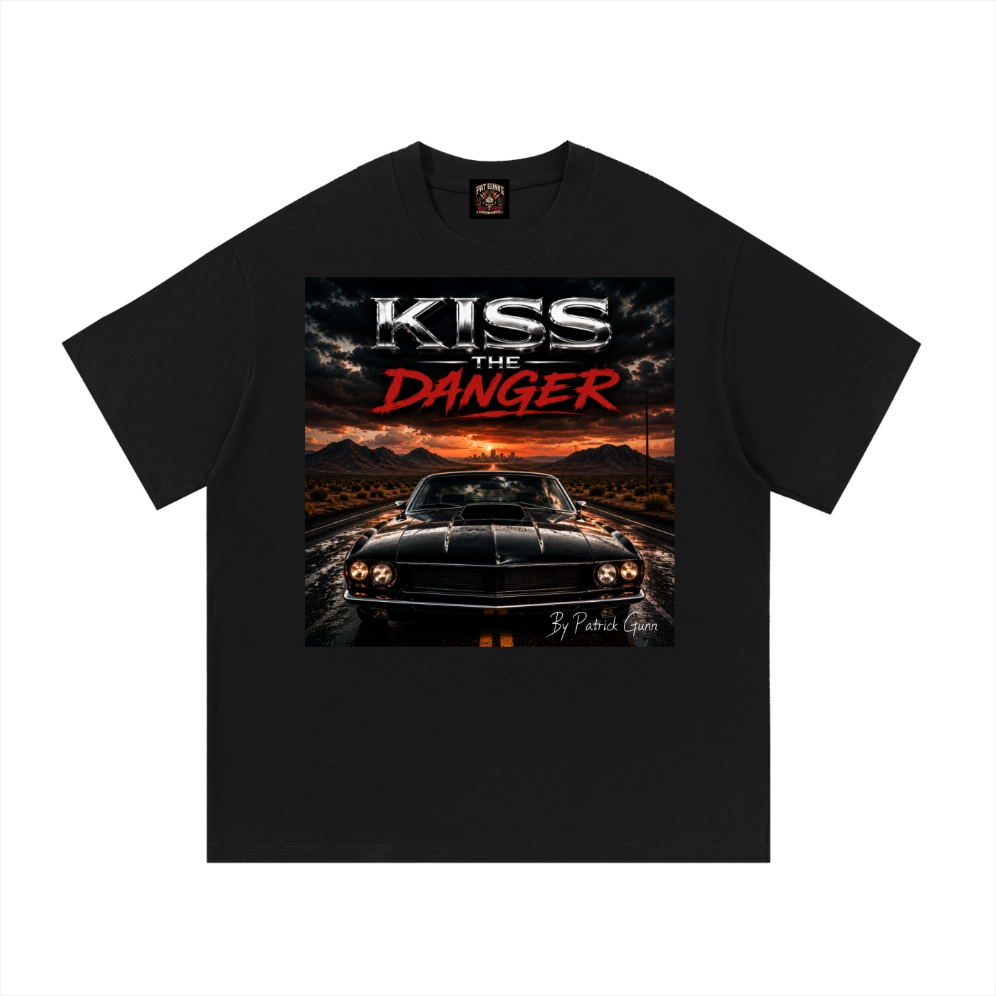 Kiss The Danger Album Front & Back-Patch Essential Cotton T-Shirt